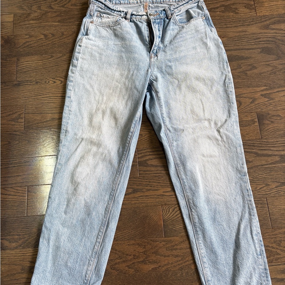 American Eagle Outfitters Light Blue Straight Leg Jeans